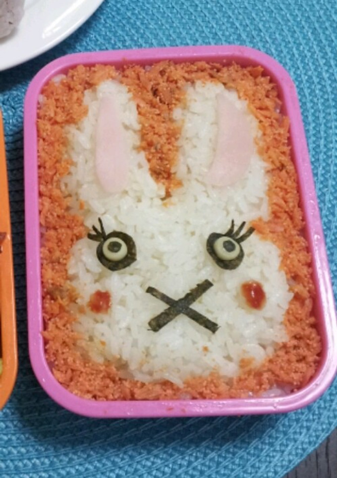 簡単っ♥うさぎ弁当♥のキャラ弁-レシピのメイン写真
