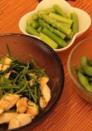 三つ葉ササミのわさび和え-レシピのメイン写真