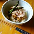 新生姜と納豆のカスタム丼