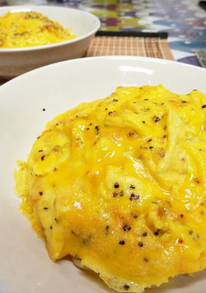 にんにく風味のオムパスタ-レシピのメイン写真