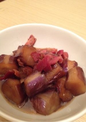 切って煮るだけ☆茄子のベーコン煮-レシピのメイン写真