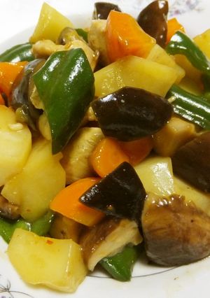 鶏肉と野菜のコロコロ甘酢炒め-レシピのメイン写真
