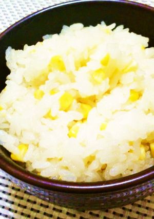 旬の味♪とうもろこしの塩バターごはん-レシピのメイン写真