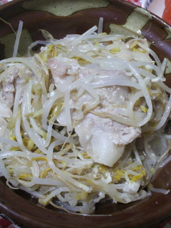 もやしと豚バラ肉の塩麹蒸し♪-レシピのメイン写真