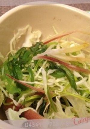 ＊キャベツと茎ワカメのヘルシーサラダ＊-レシピのメイン写真