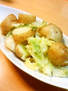 新じゃが☆キャベツ☆塩バター煮-レシピのメイン写真