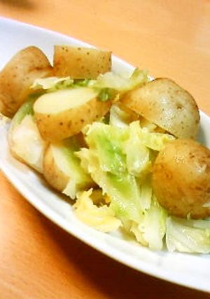 新じゃが☆キャベツ☆塩バター煮-レシピのメイン写真