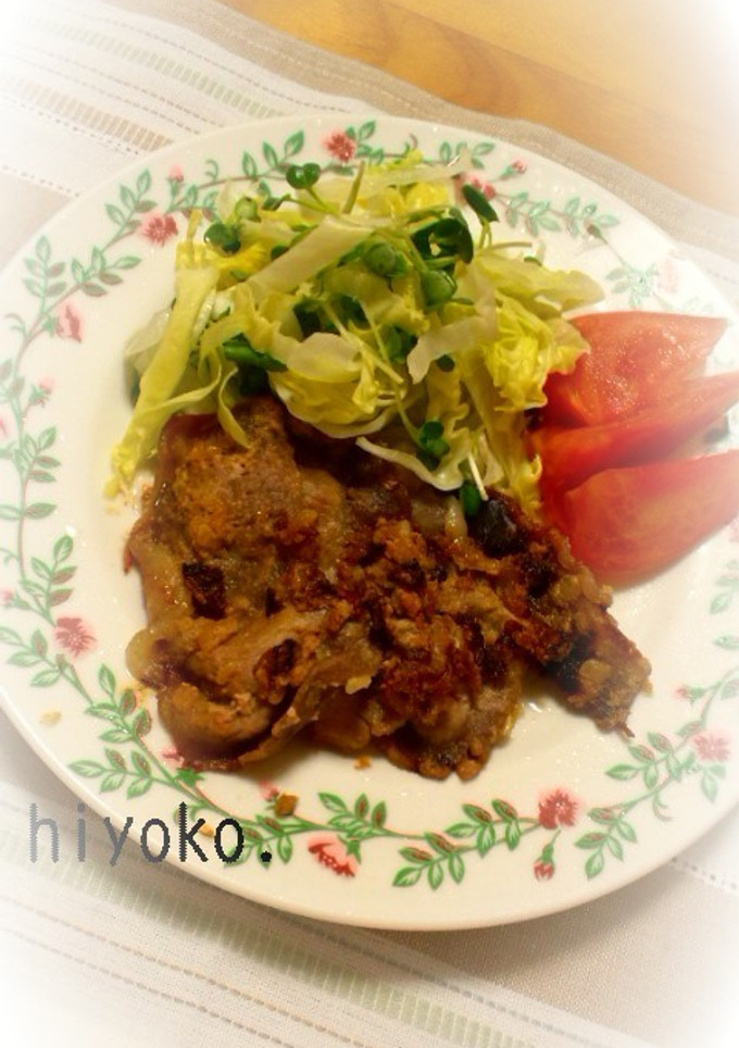 豚肉の柚子胡椒焼き-レシピのメイン写真