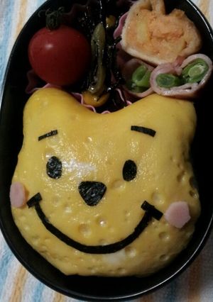 かんたんキャラ弁♥プーさん♥-レシピのメイン写真