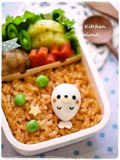 ゆで卵deアザラシくん*キャラ弁おかず-レシピのメイン写真