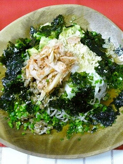 ツナキムチ納豆のぶっかけ蕎麦-レシピのメイン写真