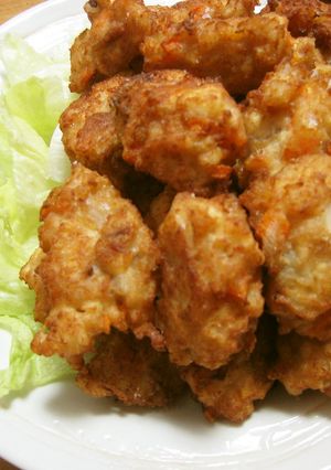 ツナと豆腐のおとしあげ☆-レシピのメイン写真