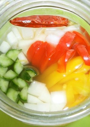 らっきょう酢で*薄味ピクルス-レシピのメイン写真