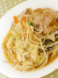 ルクエde豚肉の味噌野菜炒め-レシピのメイン写真