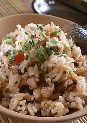 豚としょうがとトウチの炊き込みご飯-レシピのメイン写真
