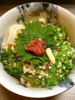 ✿ネバってツルンとぶっかけうどん✿-レシピのメイン写真