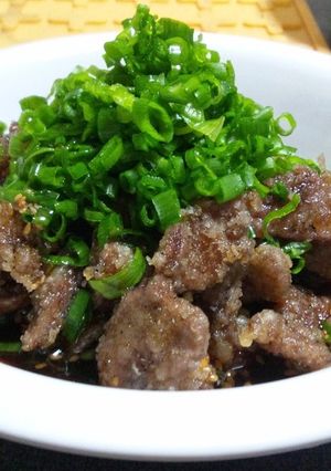 砂ずりポン酢～ねぎたっぷり～-レシピのメイン写真