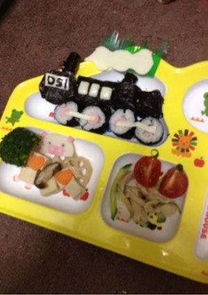 汽車の巻き寿司 ！キャラ弁にも-レシピのメイン写真