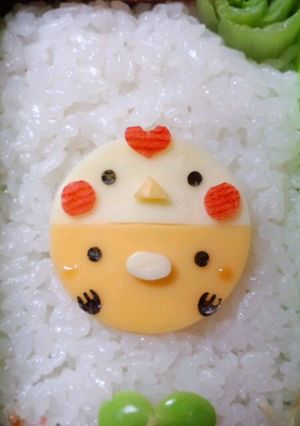 お弁当に☆まんまるにわひよ-レシピのメイン写真