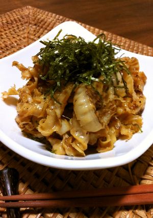 かんたんおつまみ☆貝ヒモのバター醤油炒め-レシピのメイン写真