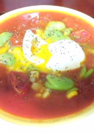 イタリア〜ンなトマトラーメン♪-レシピのメイン写真