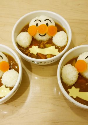 星空飛ぶ☆彡アンパンマンカレー-レシピのメイン写真