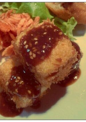 ヘルシー!!!高野豆腐カツ(o´罒`o)-レシピのメイン写真