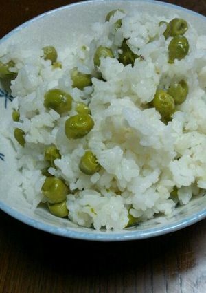 塩麹で簡単グリーンピースご飯-レシピのメイン写真