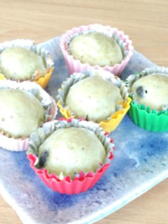 もっちり抹茶蒸しパン♪-レシピのメイン写真