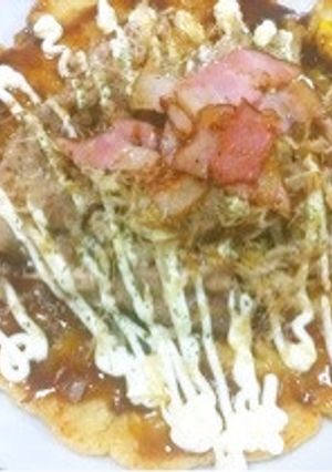 ♥♡新食感！！モチモチお好み焼き♡♥-レシピのメイン写真