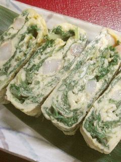 ♡海老と水菜の中華風玉子焼き♡ -レシピのメイン写真