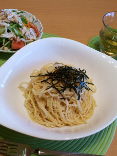シンプルであっさりおいしいたらこパスタ♪-レシピのメイン写真