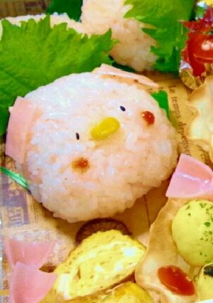 ぶたさんおにぎり♪-レシピのメイン写真