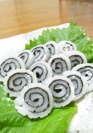 イカの唐草造り-レシピのメイン写真