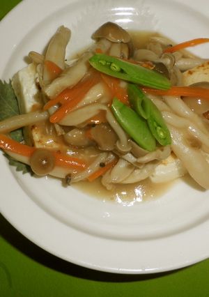 豆腐のきのこあんかけ-レシピのメイン写真