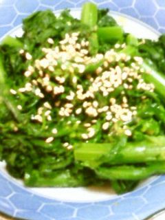 春菊の昆布茶からし和え-レシピのメイン写真