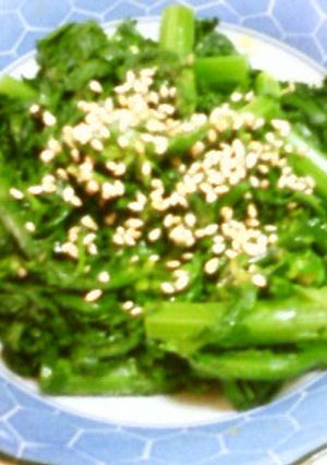 春菊の昆布茶からし和え-レシピのメイン写真