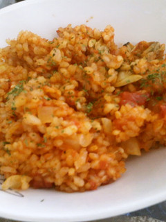 あさりのトマト味炊き込みご飯-レシピのメイン写真