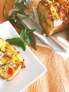 お野菜たっぷりケークサレ-レシピのメイン写真