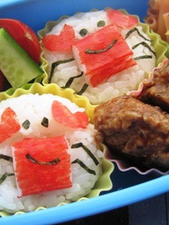 カニのお弁当(キャラ弁)-レシピのメイン写真