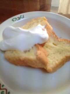 強力粉でもっちりしっとりシフォンケーキ-レシピのメイン写真