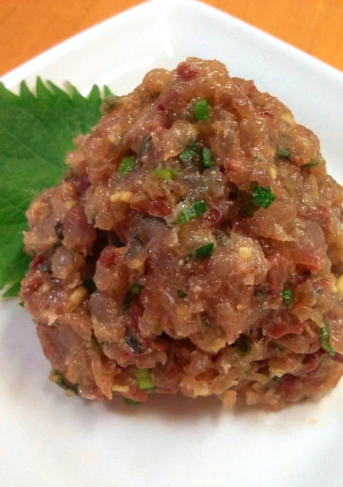 鯵のなめろう-レシピのメイン写真