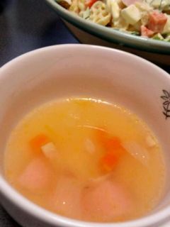 もち入りコンソメスープ-レシピのメイン写真