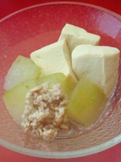 簡単★冬瓜と高野豆腐の含め煮★-レシピのメイン写真