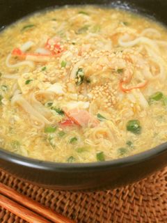 カニカマ卵のあんかけうどん-レシピのメイン写真