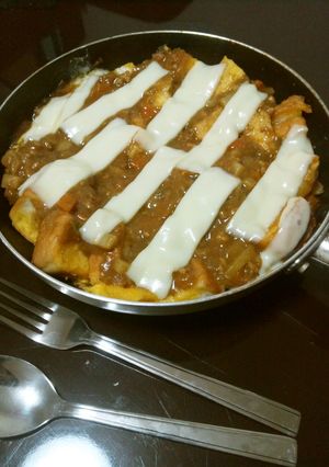 フライパンでパンカレー-レシピのメイン写真