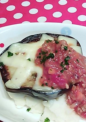 丸なすのミートソース焼き-レシピのメイン写真