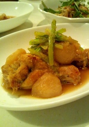 圧力鍋で☆手羽元とカブのおろし煮-レシピのメイン写真