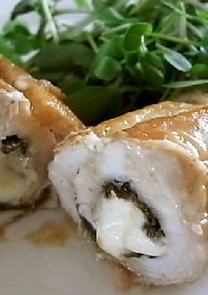 鶏の海苔クリームチーズ巻き醤油ソテー-レシピのメイン写真
