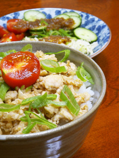 鶏そぼろ丼-レシピのメイン写真